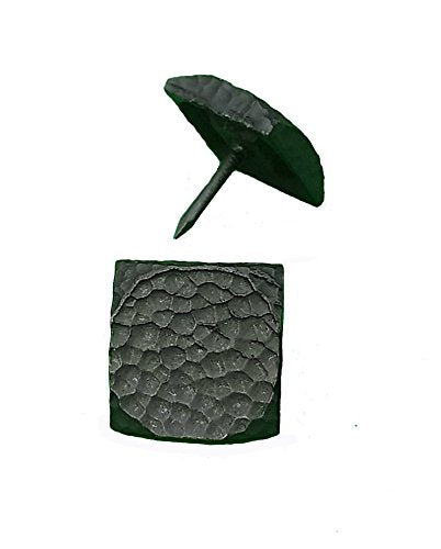 Square Clavos, Decorative Nails, Distressed, Pitted, 10 Pack (1") - size: 1 Inch