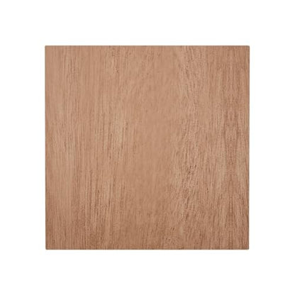 2 1/2" W x 2 1/2" H x 7/8" P Americraft Solid Hardwood Stain Grade Bullseye Rosette with Squared Edge, Sapele - color: Sapele Mahogany, size: 2.5-in. W x 2.5-in. H