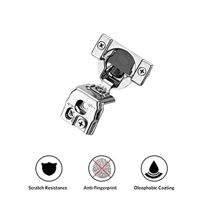 Ravinte 1-1/2 Inch Overlay Soft Close Hinge Kitchen Cabinet Hinges 2 Pack - size: 1-1/2 inch Overlay