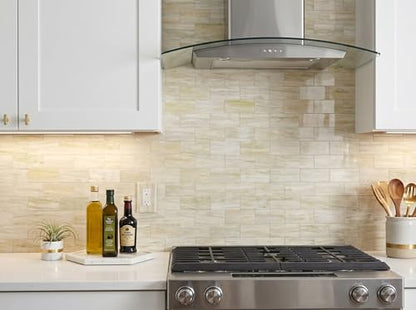2026 New Upgrade Peel and Stick Backsplash Tile, Peel and Stick Wall Tile for Kitchen, Bathroom, Fireplace, Laundry (Light Orange, 10 Packs) - color: Light Orange
