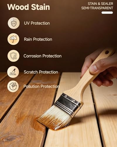 Water Based Wood Stain and Sealer in One, 10.50 Oz - color: Black Cherry