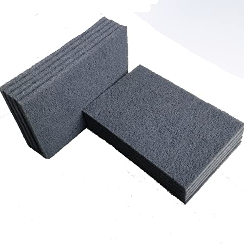 Tonmp 10 Pack 6 x 9 Inch 800 Grit General Purpose Scuff Pads for Scuffing, Scouring, Sanding, Paint Primer Prep Adhesion Scratch - Surface Preparation Automotive Car Auto Body Woodworking (Grey) - color: Grey -800 Grit