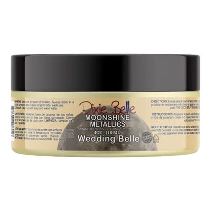 Dixie Belle Paint Company Moonshine Metallics - Wedding Belle (4oz) - color: Wedding Belle, style: 4 Fl Oz (Pack of 1)