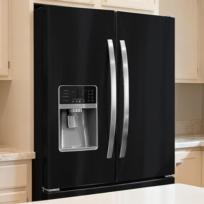 Black Stainless Steel Contact Paper for Countertops Cabinets - color: Black, size: 15.7" x 472"