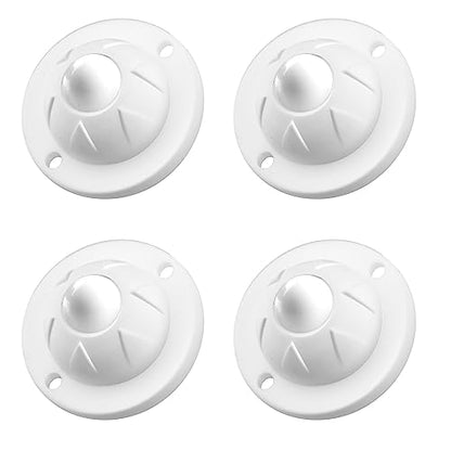 PlusRoc 4 Pack Self Adhesive Caster Wheels for Kitchen Appliance Rollers - style: Nylon Ball