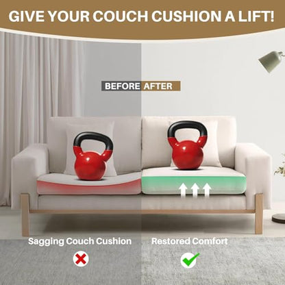 Couch Cushion Support for Sagging Cushions, 22''x22''x2 40D&35D