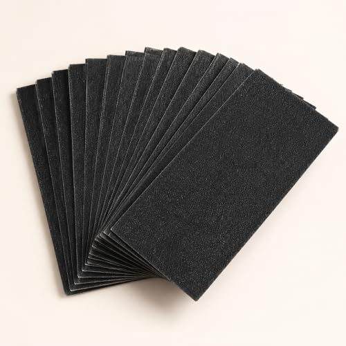 Wet and Sandpaper Sheets, Assorted Grit Abrasive Surface Preparation for Automotive, Wood Furniture, Stone, Paint, Metal and Glass Projects, 9.1x3.7, 10PCS