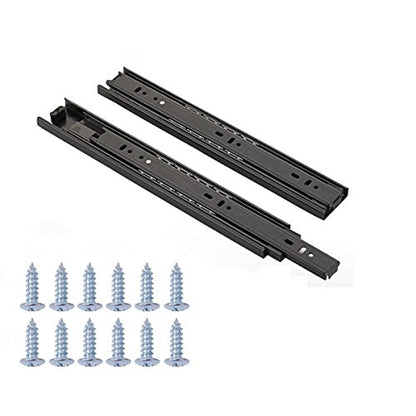 Full Extension Less Noise Ball Bearing Drawer Slides, 14 Inches, 1-Pair - size: 14 Inch, style: 1 Pair