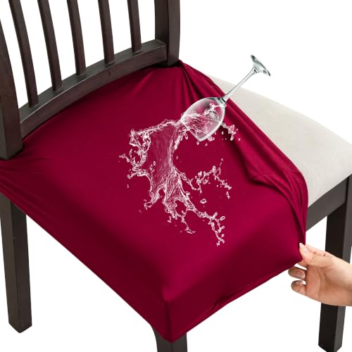 FUANGUI Dining Chair Covers Set of 4, Kitchen Chair Seat Covers - color: 03