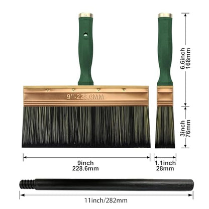 King Origin Deck Stain Brush, 9 Inch Deck Paint Brush - size: 9-Inch