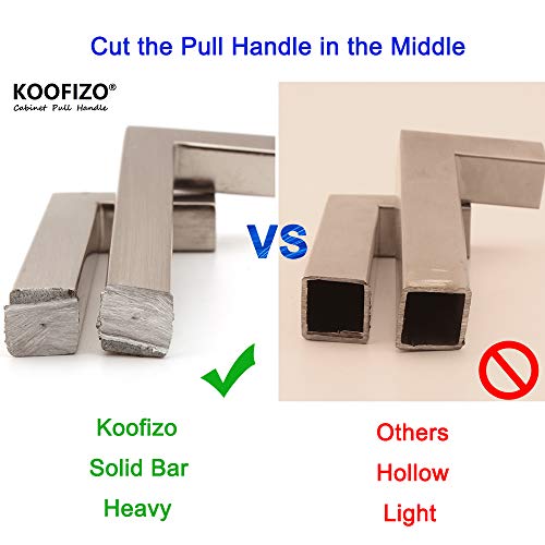 KOOFIZO 10 Pack 3-3/4 in Oil Rubbed Bronze Cabinet Pulls Drawer Handle 1816 - color: Oil Rubbed Bronze, size: 3-3/4" CC - 10Pcs