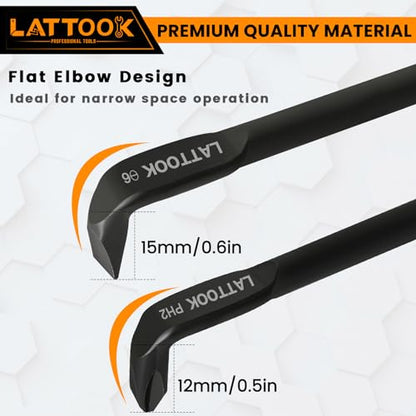 3PCS L-Type Right Angle Offset Screwdriver Set(PH1, PH2, SL6) - style: L-TYPE