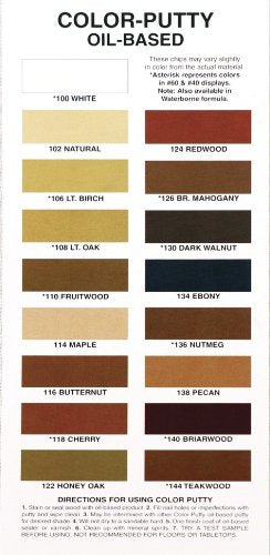 Color Putty Custom Blending Kit, Oil Based, Sixteen 3.68 oz Jars