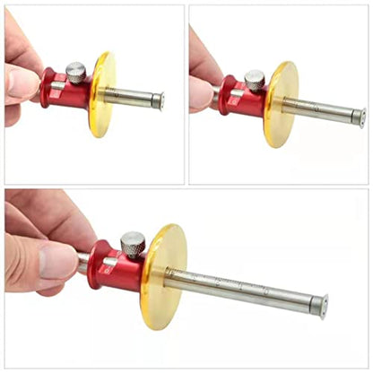 YOSELIN Wheel Marking Gauge Reader Window 8 Inch - color: Red