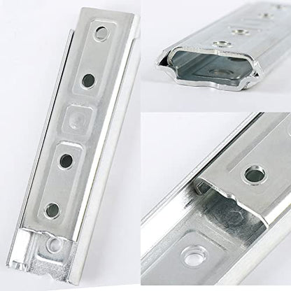 4.7 Inch Headboard Fixing Brackets, Panel Wall Mount Interlocking Hangers, Heavy Duty Sofa Connector, Universal Metal Interlocking Connector for Sofa, Bed, Furniture (2 Pair)