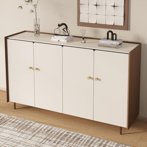 Haliwu 20 Pack Brushed Gold Cabinet Knobs Kitchen Drawer Knobs, Solid Pulls - color: Brushed Gold & Square