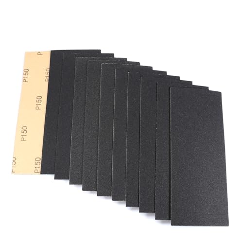 30Pcs 9 x 3.6 Inchs 150 Grit Wet and Dry Handmade Universal Sanding Sheets, Suitable for Woodworking Furniture/Automobiles/Metal/Lacquer Polishing Sandpaper - style: 150 Grit