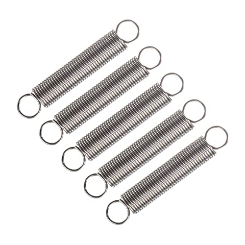 METALLIXITY Extension Spring (1x10x60mm/0.04"x0.4"x2.37") 5Pcs, 304 Stainless Steel Tension Spring Wire - for Home Repair Construction Machinery - size: 0.04"x0.4"x2.37"