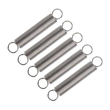 METALLIXITY Extension Spring (1x10x60mm/0.04"x0.4"x2.37") 5Pcs, 304 Stainless Steel Tension Spring Wire - for Home Repair Construction Machinery - size: 0.04"x0.4"x2.37"