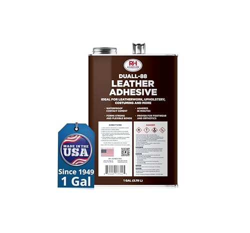 Duall-88 Leather Glue 1 Gal - Leather Cement for Upholstery & Repair - size: Gallon