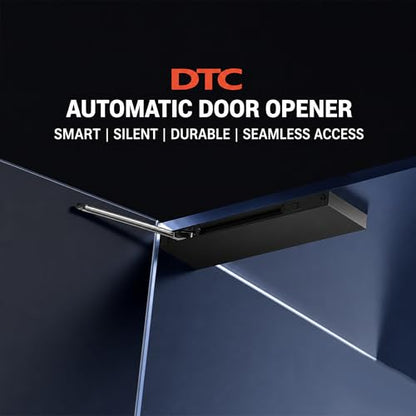 DTC Self Retracting Push to Open Cabinet Door Adapter, Works with Soft Close Hinges, Handleless Cabinet Latch System for Kitchen, Bathroom, Furniture with White and Gray Cover Caps - ROKPTOSC - color: White & Gray