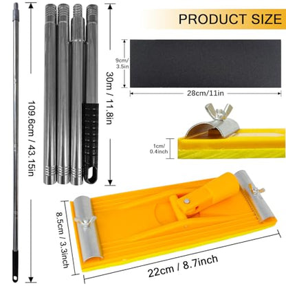 Pole Sander for Drywall, Hand Sanding Pole with Extension Handle - size: Pole Sander Set