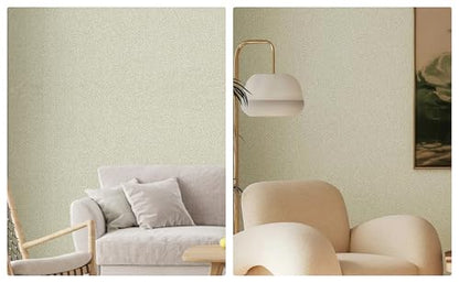 Fabric Grasscloth Texture Self-Adhesive Wallpaper Linen Peel and Stick Wallpaper Easy to Apply Removable Easy to Clean for Bedroom Livingroom Cabinet 16.5inx236.2in -Cyan Beige - color: cyan beige