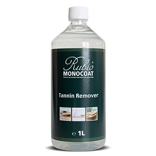 Rubio Monocoat Tannin Remover | Effective Stain & Spot Remover for Indoor & Outdoor Wooden Surfaces | Clear Wood Maintenance Treatment | 1 Liter - size: 33.8 Fl Oz (Pack of 1)