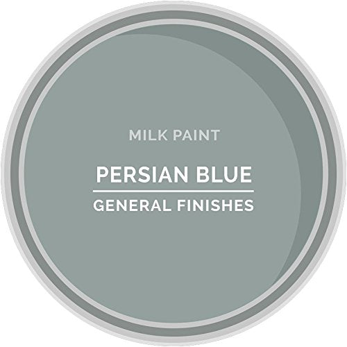 General Finishes Water Based Milk Paint, 1 Quart, Persian Blue - color: Persian Blue, size: 32 Fl Oz (Pack of 1)