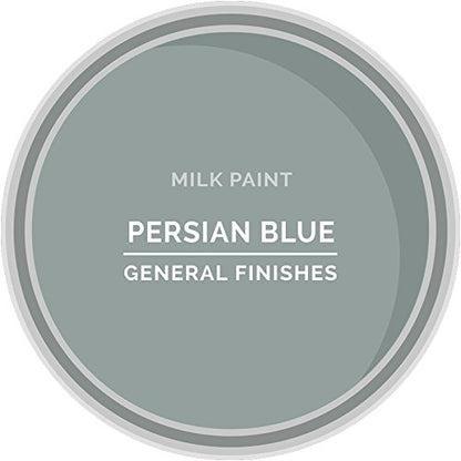 General Finishes Water Based Milk Paint, 1 Quart, Persian Blue - color: Persian Blue, size: 32 Fl Oz (Pack of 1)