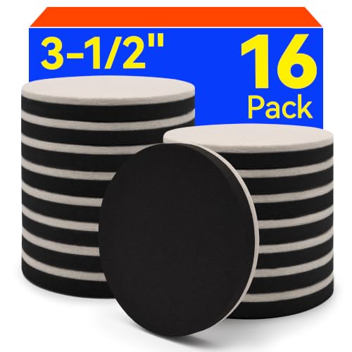 Furniture Sliders for Hardwood Floors, Save 80% Effort Safely and Easily, The Glide Tool Set for Heavy Furniture and Appliances, Reusable Floor Protectors and Moving Pads (16 Pack 3.5" Slider) - size: 16 Pack 3.5" Slider