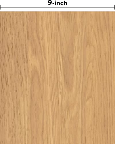 壁紙屋本舗 Wood Grain Peel and Stick Wallpaper Removable Brown 9in×19.7ft EST04 - color: Wood Grain Brown