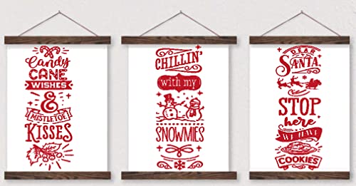Alinacutle Candy Cane Wishes Silkscreen Stencil,Reusable Self-Adhesive Silk Screen Printing, Sentiments Template,for Printing on Wood/Fabric/Paper,8.5" x 11“ - color: Candy CANE WISHES