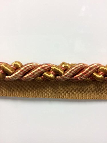 3/8" Cord Edge Lip Cord (Rust & Gold) CE-3/35-12 Upholstery