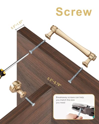 LIMUR 10 Pack 3.75 Inch (96mm) Hole Center Champagne Gold Cabinet Pulls – Solid Zinc Alloy Kitchen Cabinet Handles, Drawer Pulls for Bathroom Vanity, Dresser & Wardrobe, M4 Screws Included - color: Champagne Gold, size: 3.75"/96 MM Hole Center