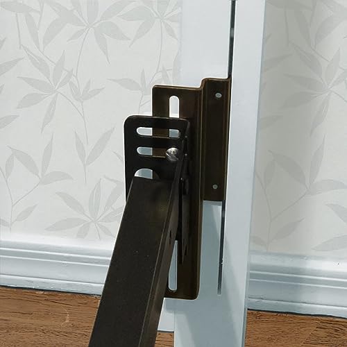 ZhouDaShu Headboard Adapter Brackets, Bed Frame Hooks, Headboard Brackets for Metal Bed Frame, Headboard Attachment Kit, 2Pcs Hook on Bed Frame, Headboard Connectors for Full to Queen - style: Headboard Hooks-2 Pcs