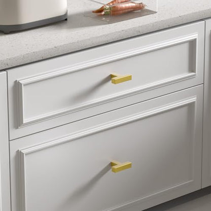 Goldenwarm 25 Pack Cabinet Knobs Gold Drawer Knobs - color: Gold, size: Single Hole Knob
