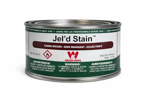 222-9 12OZ DK MAHGNY JEL STAIN 222-9 - color: Dark Mahogany