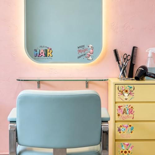 Peacoblue Hairstylist Quotes Rub On Transfers for Craft, Transfer Sticker - style: Hairstylists Trends and Quotes