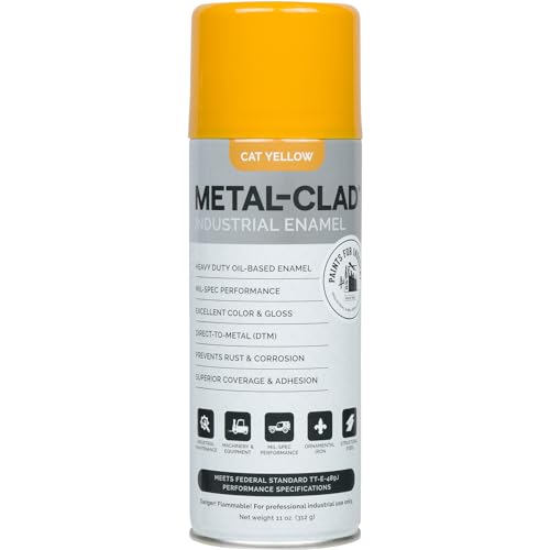 1 Can Aerosol Spray Paint (Gloss Caterpillar Yellow) 3-S-4043 - color: Gloss Caterpillar Yellow, size: 11 Fl Oz (Pack of 1)