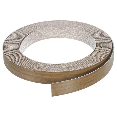 uxcell Edge Banding, 3/4 Inch x 24.61ft Pre-Glued Wood Veneer Edging Iron-on Flexible Edge Banding for Cabinet Repair Furniture Restoration, Brown Walnut - color: Walnut, size: 3/4 Inch x 24.61ft