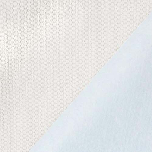 Textured Chenille Jacquard Upholstery Heavy Duty Polyester 58" Fabric by The Yard (White, 1 Yard) - color: White, size: 1 Yard