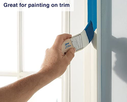 Zibra Palm Pro, Angled Paint Brush with Short Handle for Walls and Trim, 2-inch, Pro Grade for All Paints and Stains - style: Walls and Trim