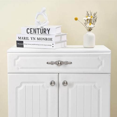 20 Pack 1.26 Inch Round Brushed Nickel Cabinet Knobs - color: Brushed Nickel Knobs