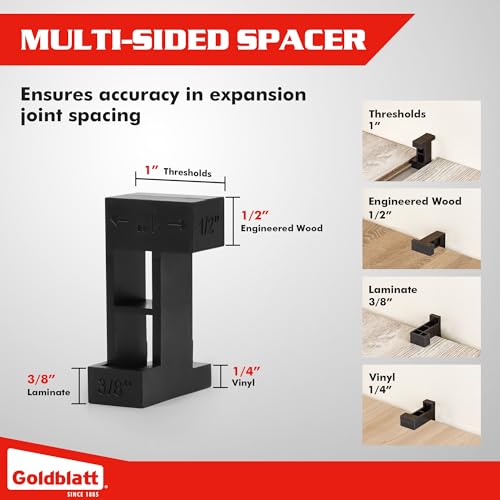 Goldblatt Laminate Flooring Tools, Professional Wood LVP Installation Kit