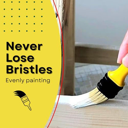 Not Chip Brush, Paint Brushes for Walls Assorted Size 28 Pack, S.Chip Brush Never Lose Bristles - Small Package, 100% Plastic, for Paint, Glues, Stains and Completely Recyclable - size: Multi Size, 28 pcs