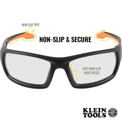KLEIN TOOLS Full Frame Professional Safety Glasses, Polarized Lens - size: Polarized