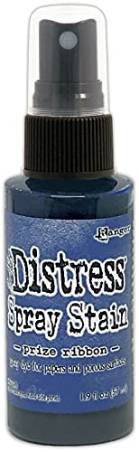 Ranger Tim Holtz - DISTRSS SPRY STN 1.9 Ribb, Prize Ribbon Blue - color: Prize Ribbon Blue