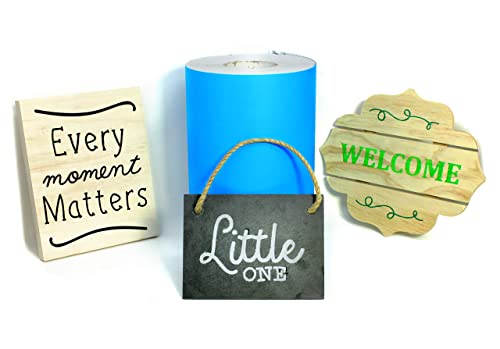 VViViD Blue Stencil Vinyl Masking Film with Anti-Bleed Technology (12" x 20ft) - size: 12" x 20ft