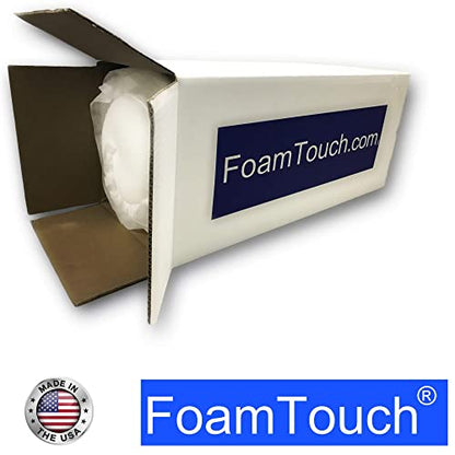 FoamTouch 3"x24"x72" high Density Polyurethane Foam, 3 x24 x72 inches, White - style: 3 x 24 x 72 inches